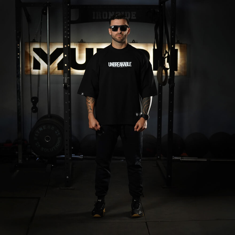Polera Oversize ICON UNBREAKABLE - Negro