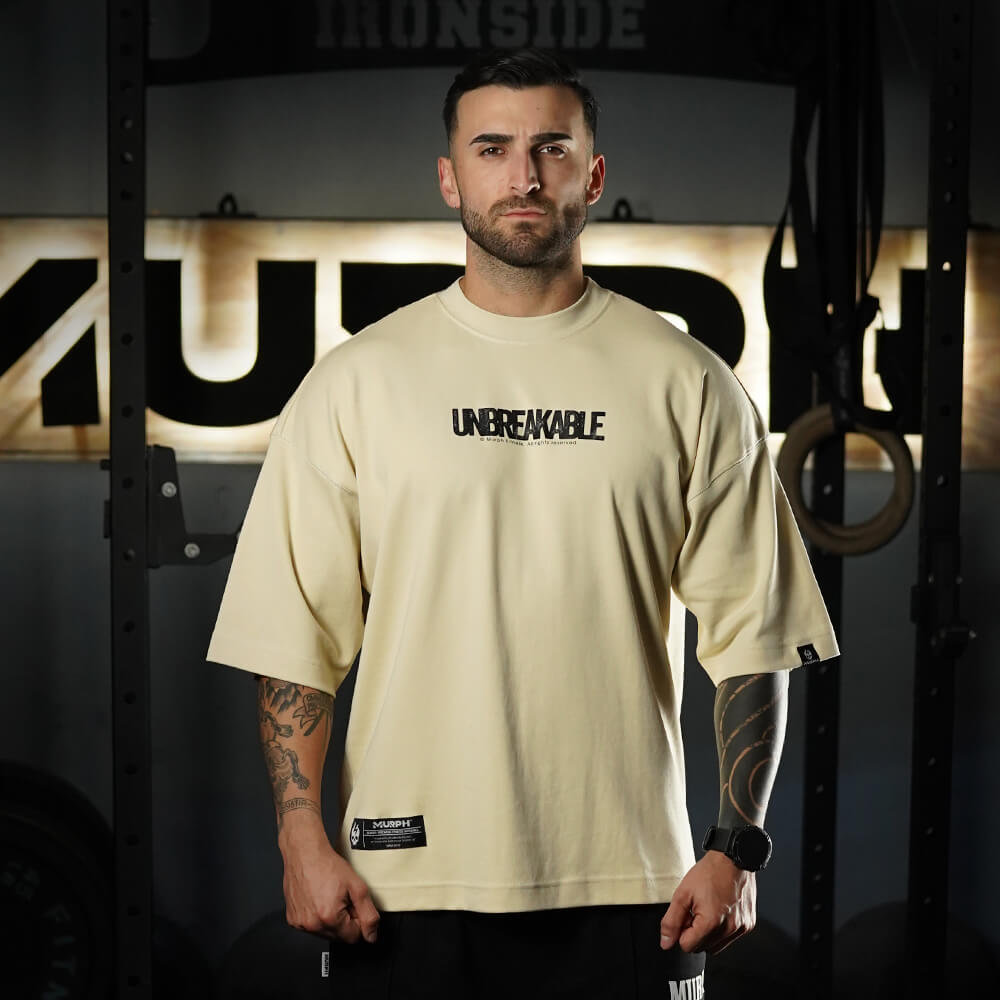 Polera Oversize ICON UNBREAKABLE - Sweet cream