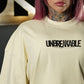 Polera Oversize ICON UNBREAKABLE - Sweet cream