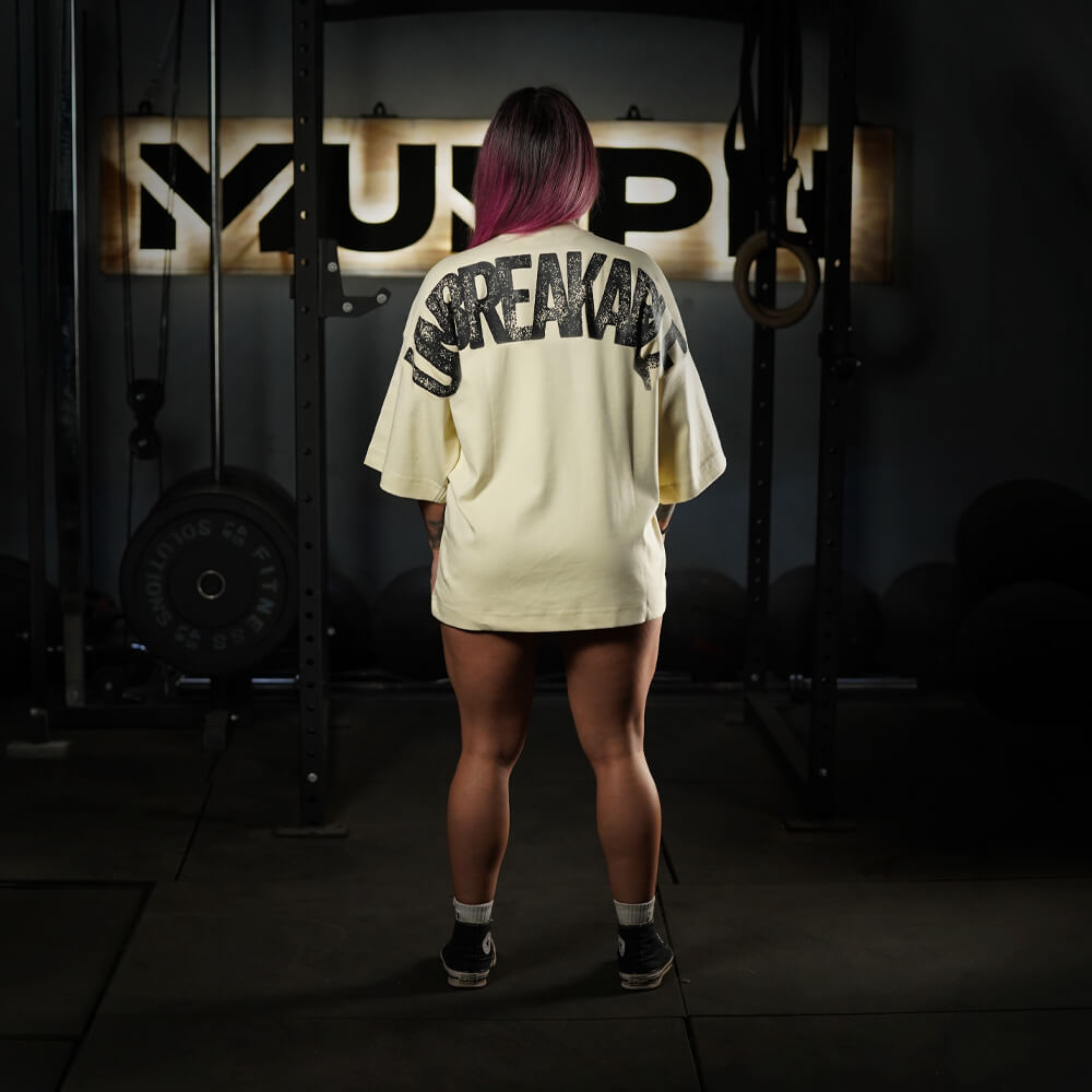 Polera Oversize ICON UNBREAKABLE - Sweet cream