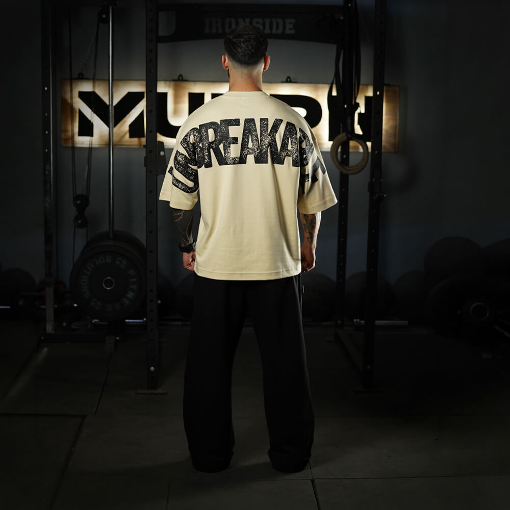 Polera Oversize ICON UNBREAKABLE - Sweet cream