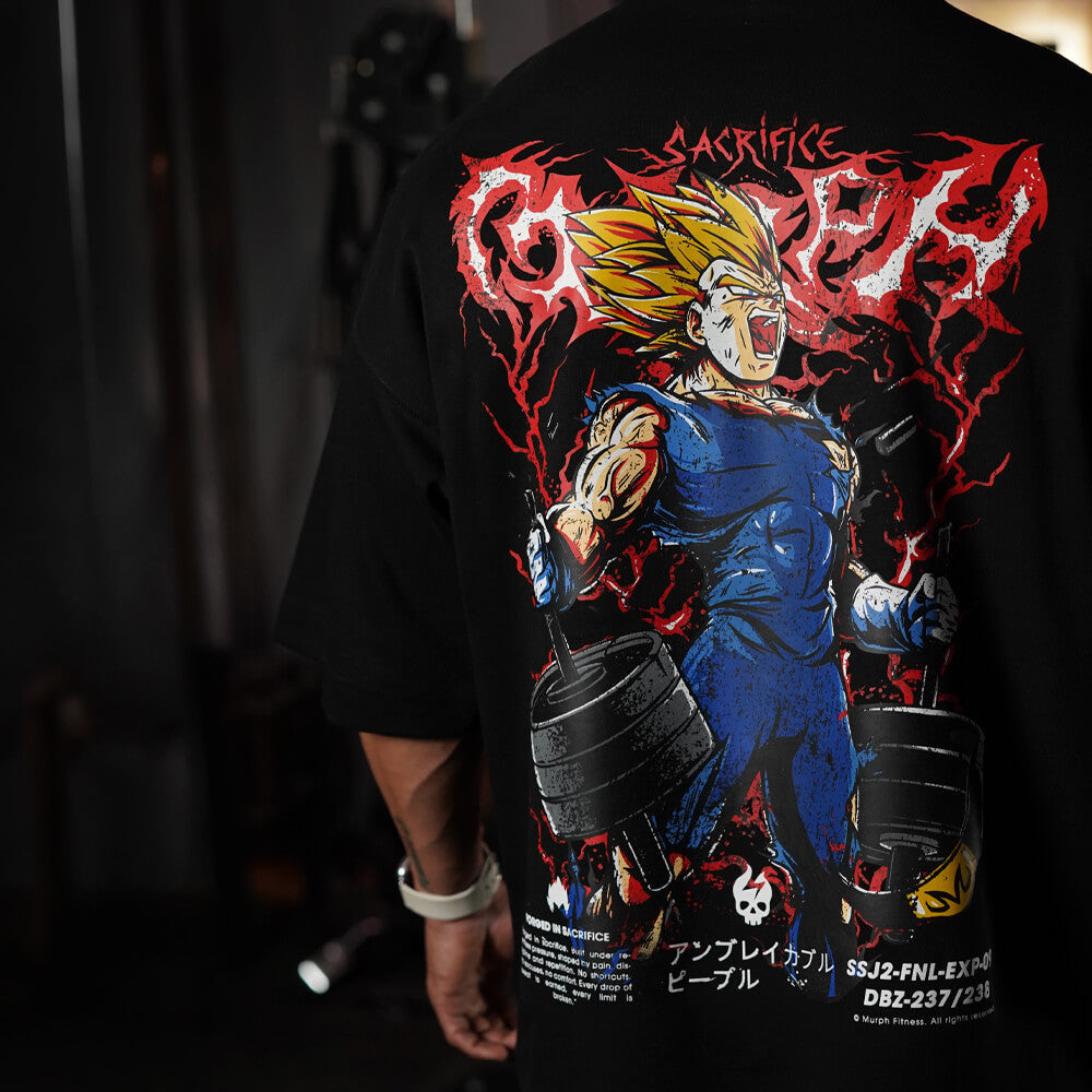 Polera Oversize ICON Sacrifice - Negro