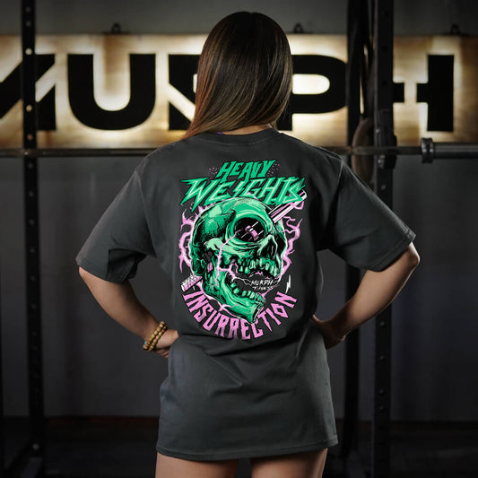 Polera Oversize Insurrection - Gris Charcoal