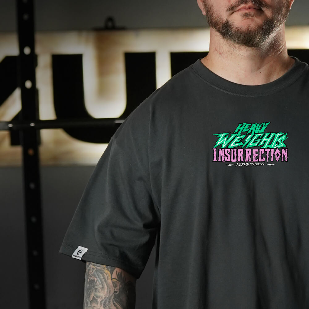 Polera Oversize Insurrection - Gris Charcoal