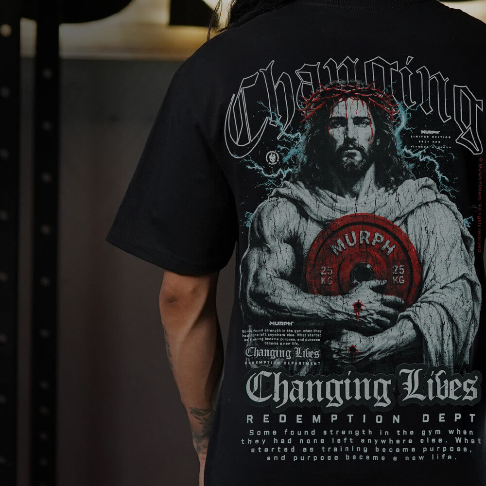 Polera Oversize CHANGING LIVES - Negro