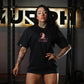 Polera Oversize Heavy Lifting Change Lives - Negro