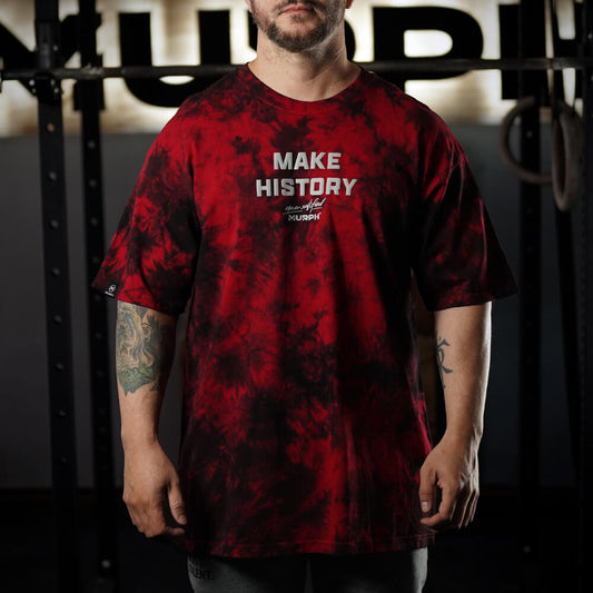 Polera Oversize Make History - Red Storm