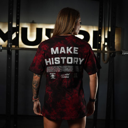 Polera Oversize Make History - Red Storm