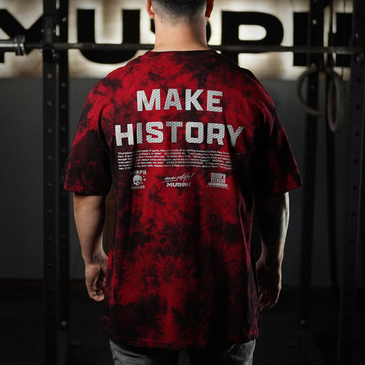 Polera Oversize Make History - Red Storm