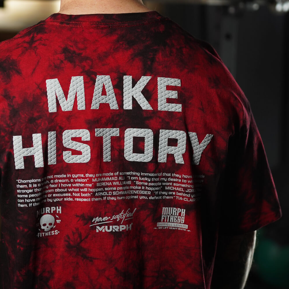 Polera Oversize Make History - Red Storm