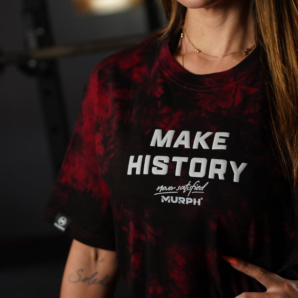 Polera Oversize Make History - Red Storm