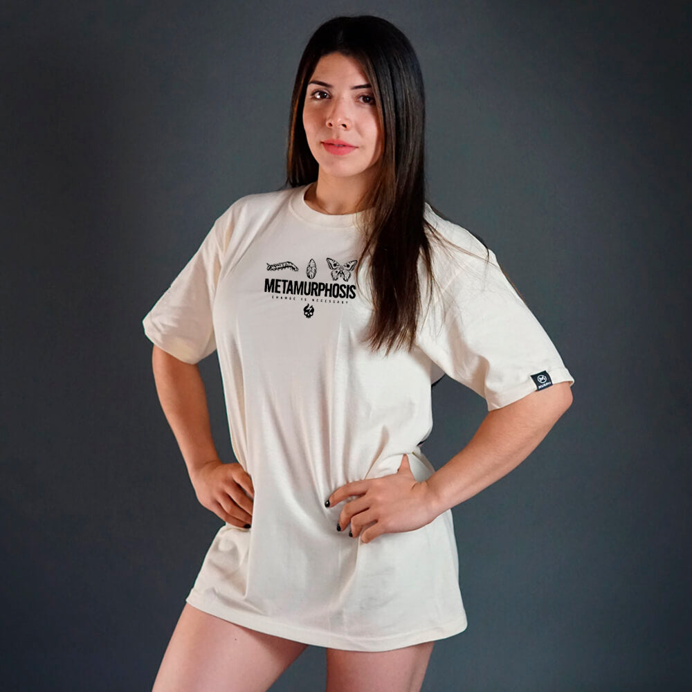 Polera Oversize Metamurphosis - Sweet Cream