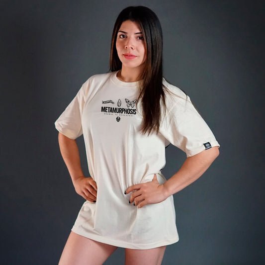 Polera Oversize Metamurphosis - Sweet Cream