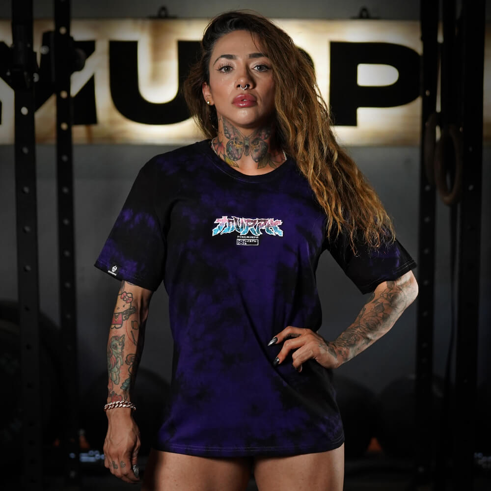 Polera Oversize MewTough - Purple Storm