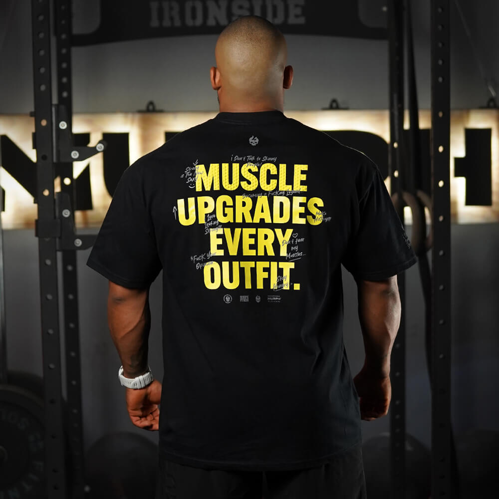 Polera Oversize PRO MUSCLE UPGRADE EVERY OUTFIT - Negro