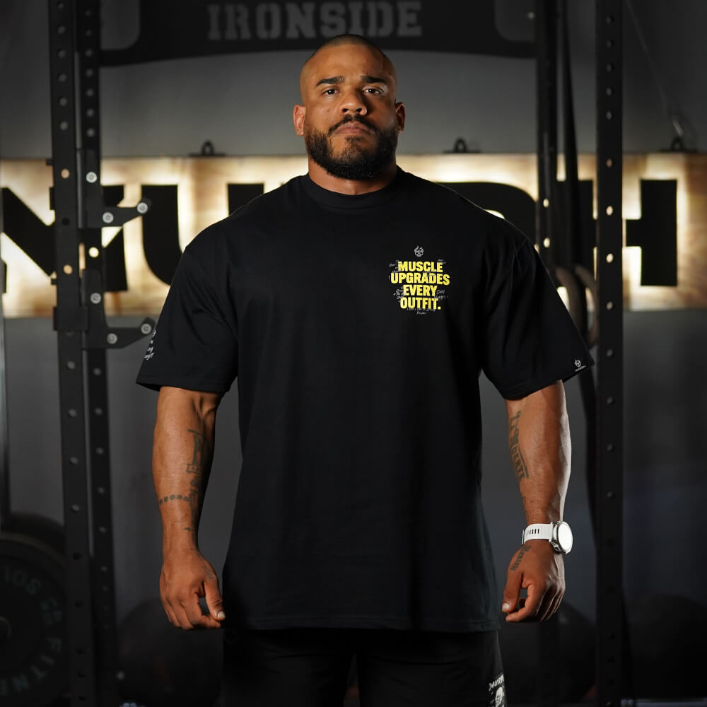 Polera Oversize PRO MUSCLE UPGRADE EVERY OUTFIT - Negro