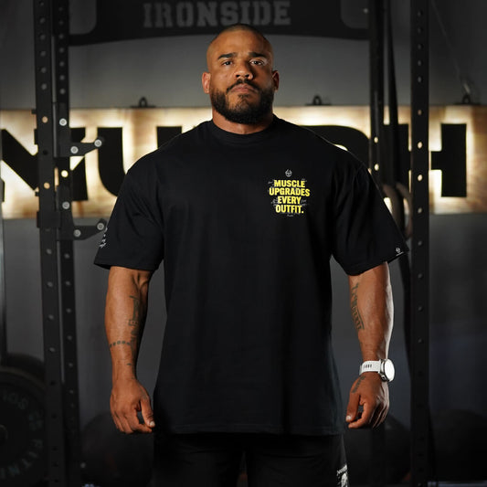 Polera Oversize PRO MUSCLE UPGRADE EVERY OUTFIT - Negro