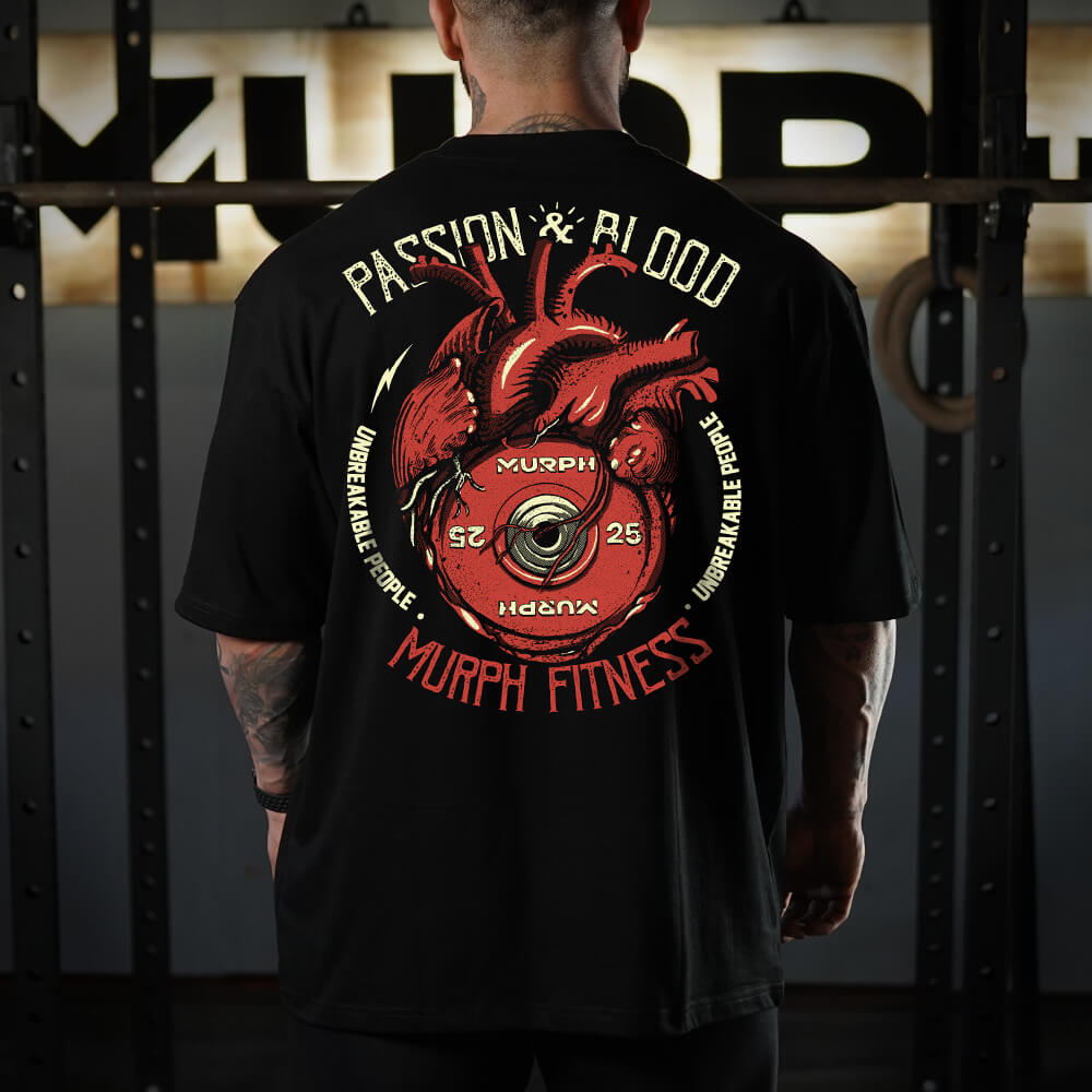 Polera Oversize PRO Passion & Blood - Black