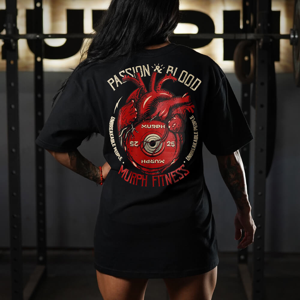 Polera Oversize PRO Passion & Blood - Black