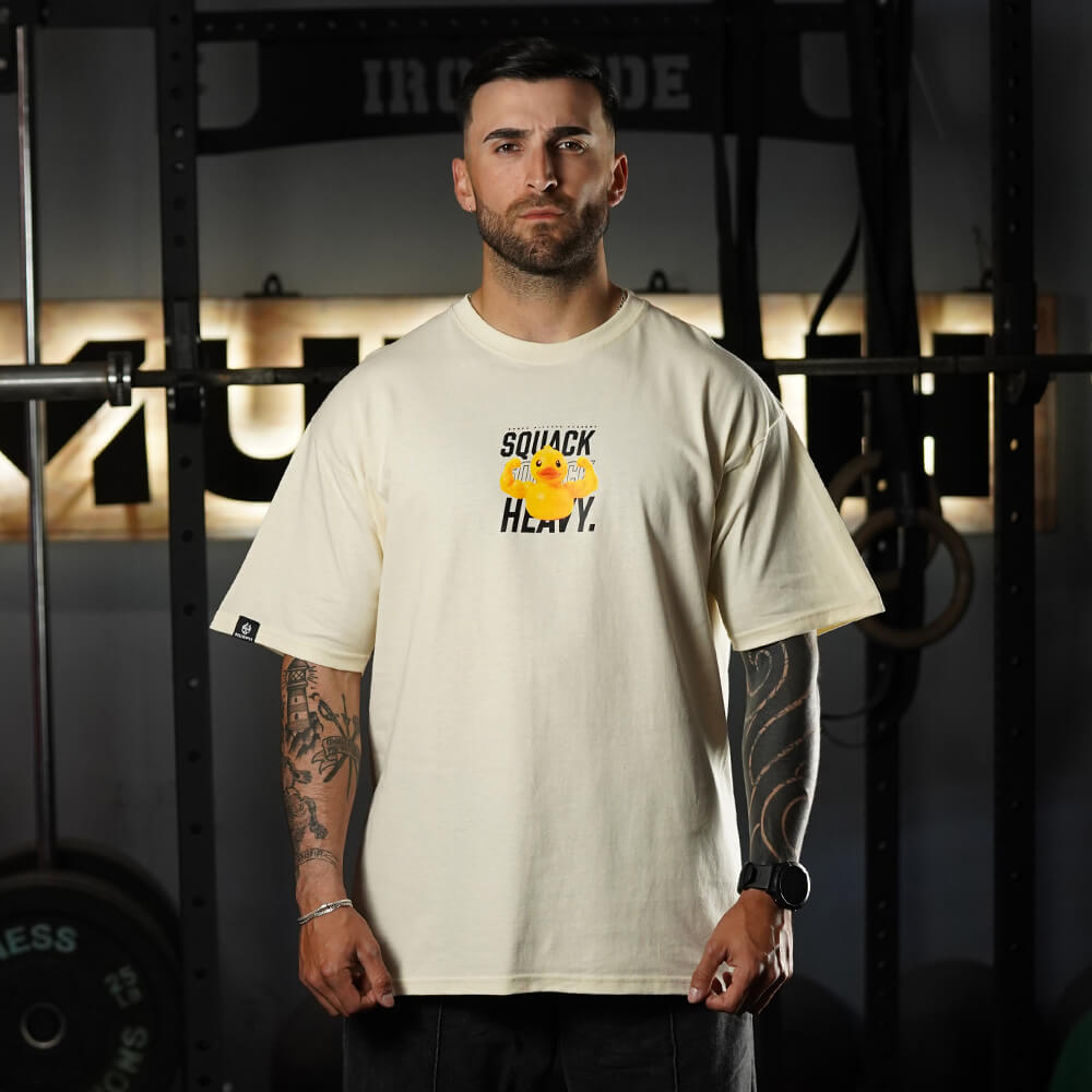 Polera Oversize SQUACK HEAVY - Sweet cream