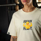 Polera Oversize SQUACK HEAVY - Sweet cream