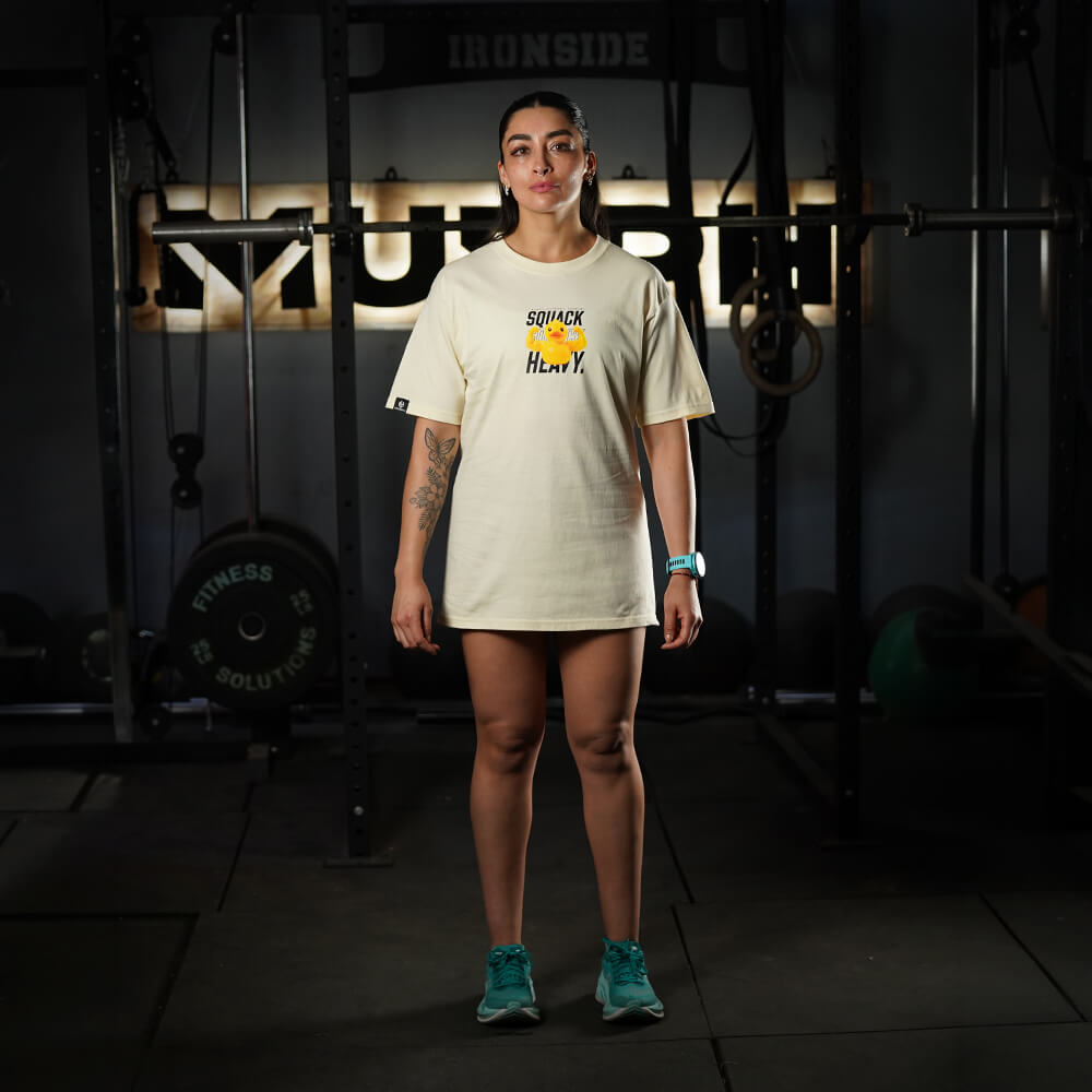 Polera Oversize SQUACK HEAVY - Sweet cream