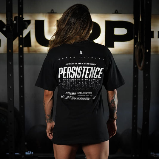 Polera Oversize PERSISTENCE - Negro