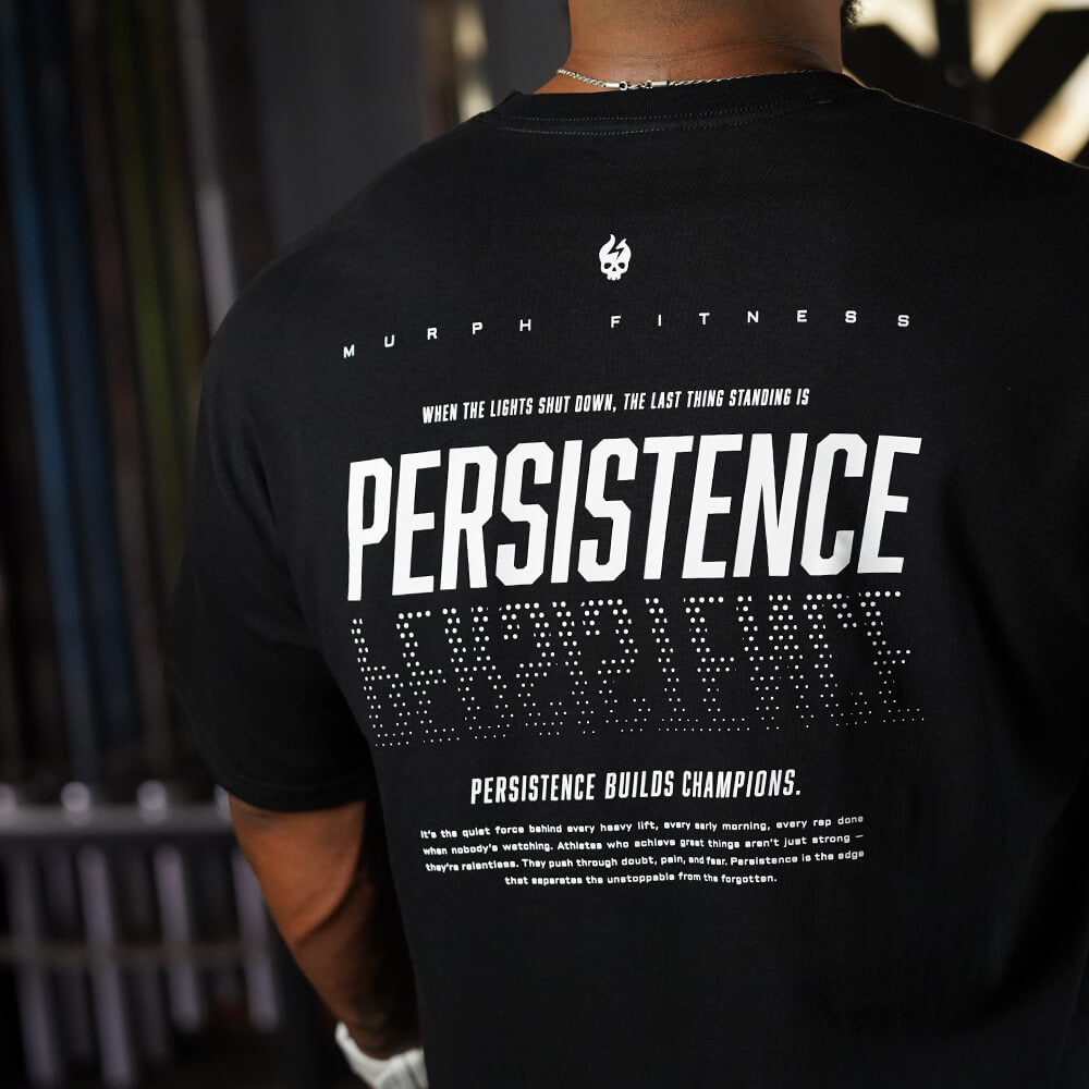 Polera Oversize PERSISTENCE - Negro