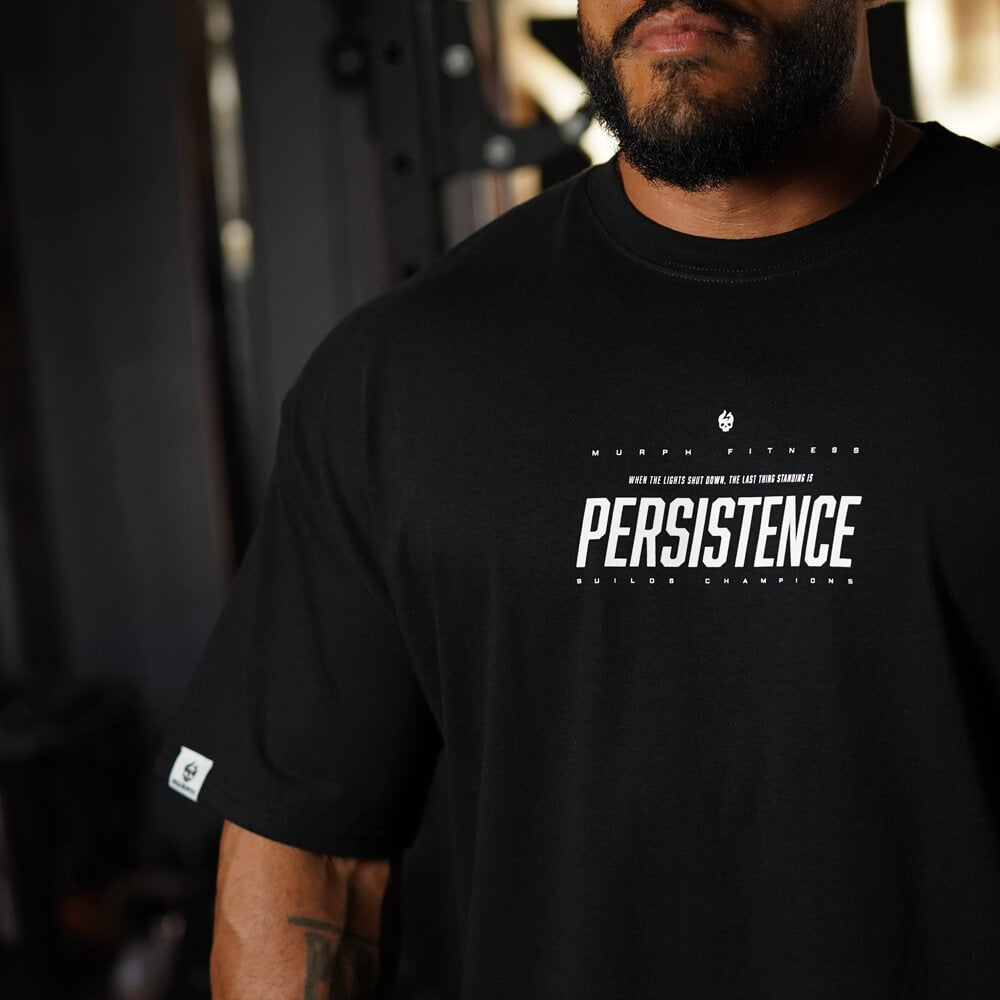 Polera Oversize PERSISTENCE - Negro