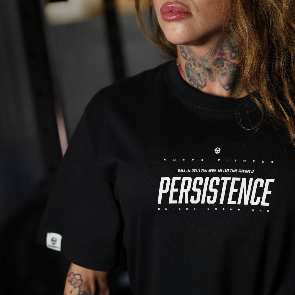 Polera Oversize PERSISTENCE - Negro