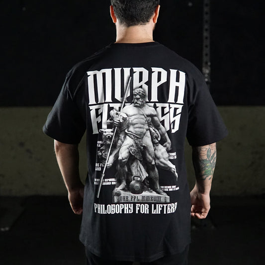 Polera Oversize Philosophy Of Lifters - Negro