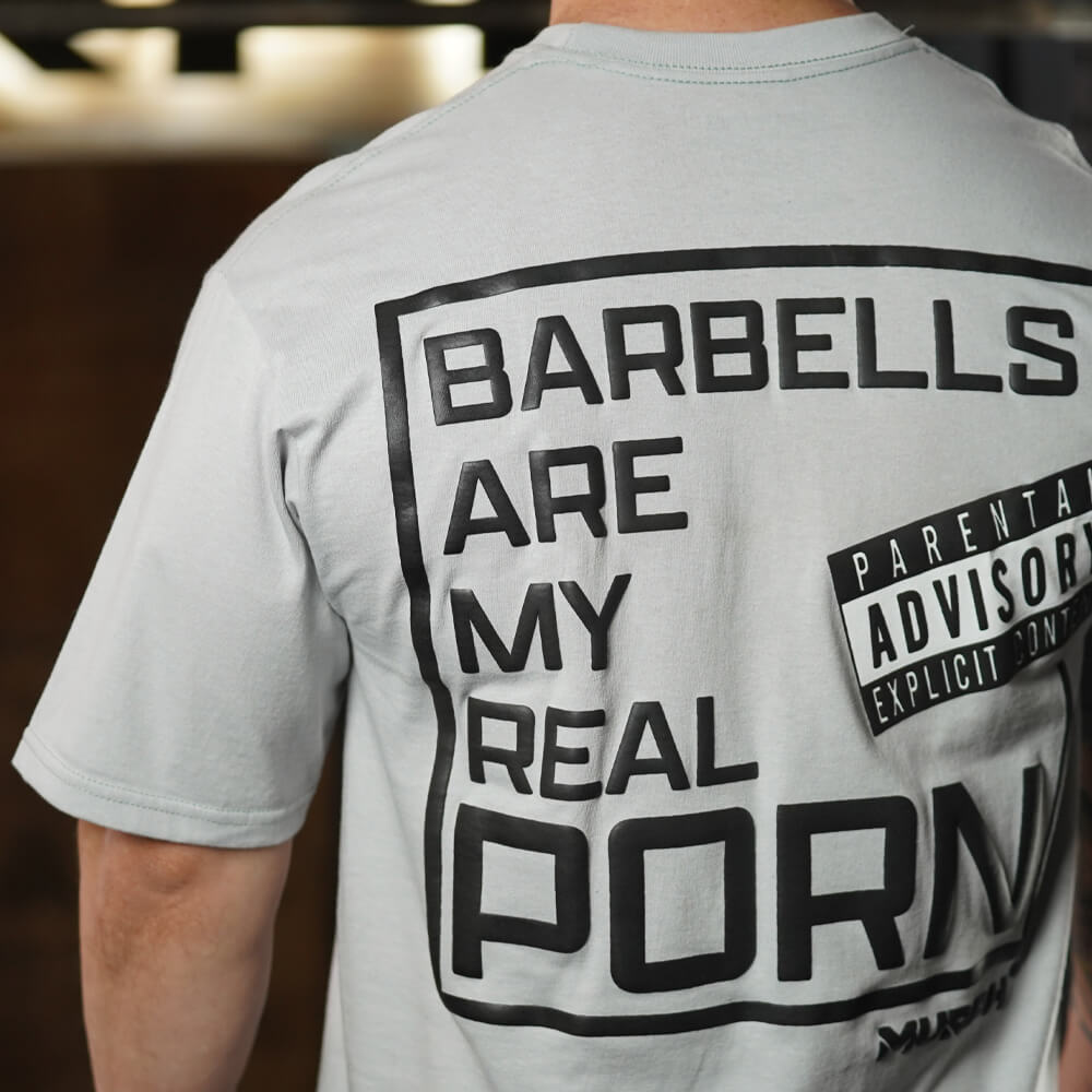 Polera Oversize Barbells Are My Real Porn - Silver