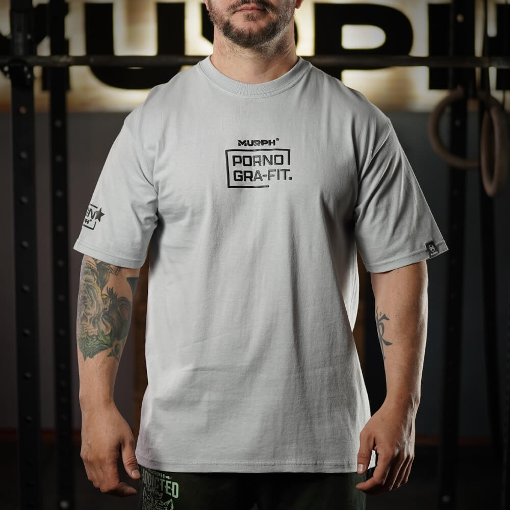 Polera Oversize Barbells Are My Real Porn - Silver