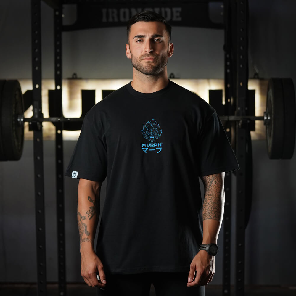 Polera Oversize PRO The Lifting Prince - Negro