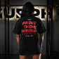 Polera Oversize PROVE THEM WRONG - Negro