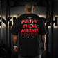 Polera Oversize PROVE THEM WRONG - Negro