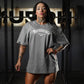 Polera Oversize PRO Resilience - Heather Gray