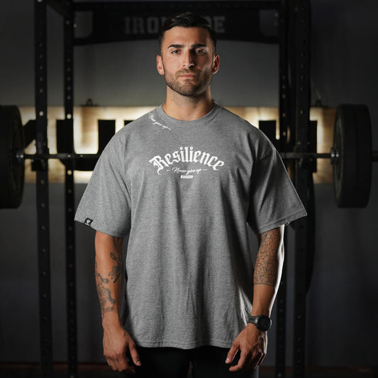 Polera Oversize PRO Resilience - Heather Gray