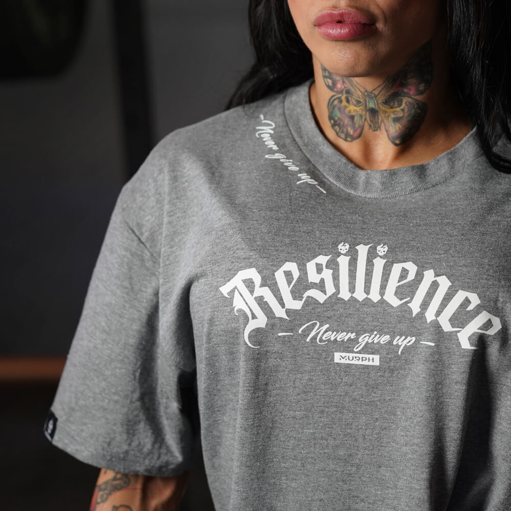 Polera Oversize PRO Resilience - Heather Gray