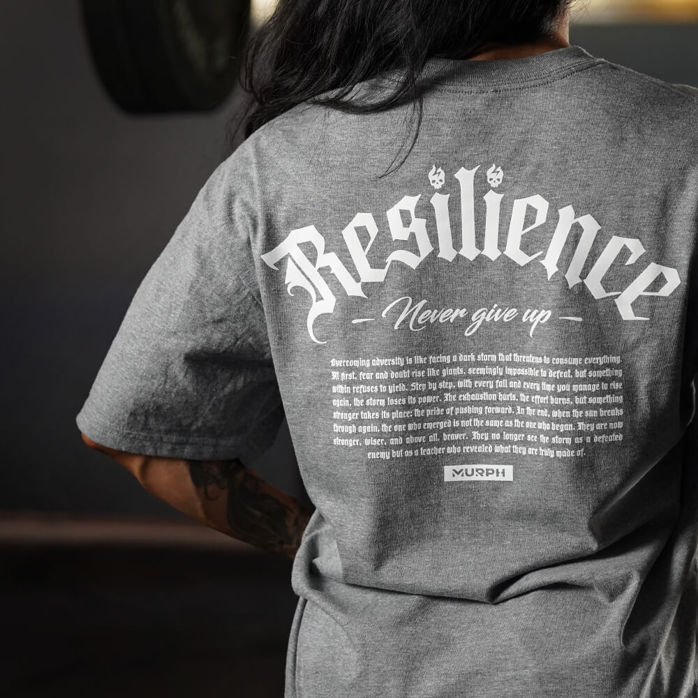Polera Oversize PRO Resilience - Heather Gray