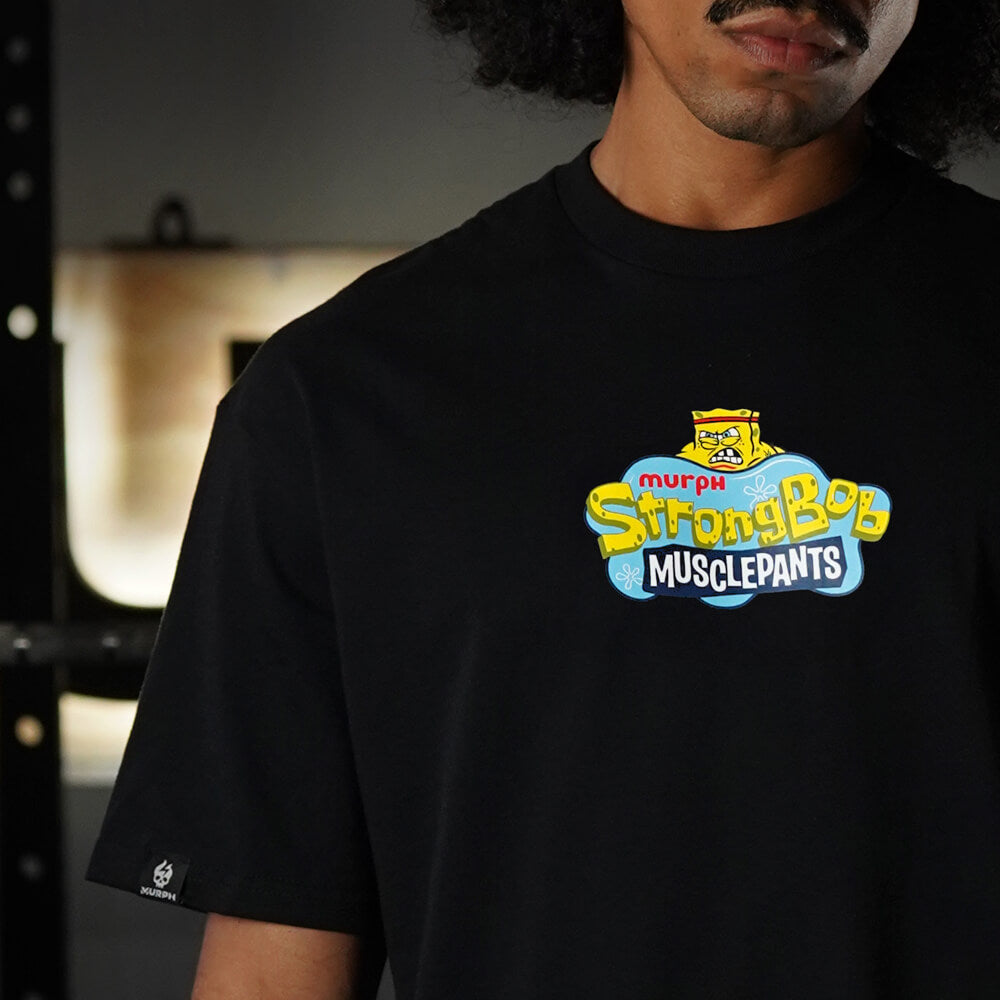 Polera Oversize Stronger Bob - Negro