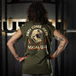 Polera Oversize Sleeveless Anti Come Reps - Verde tactico