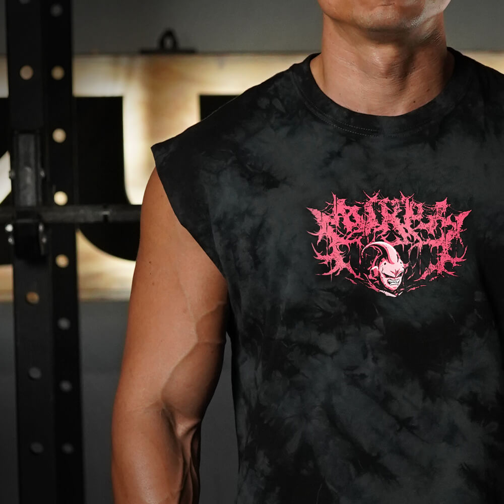 Polera Oversize Sleeveless DESTRUCTION - Black Storm