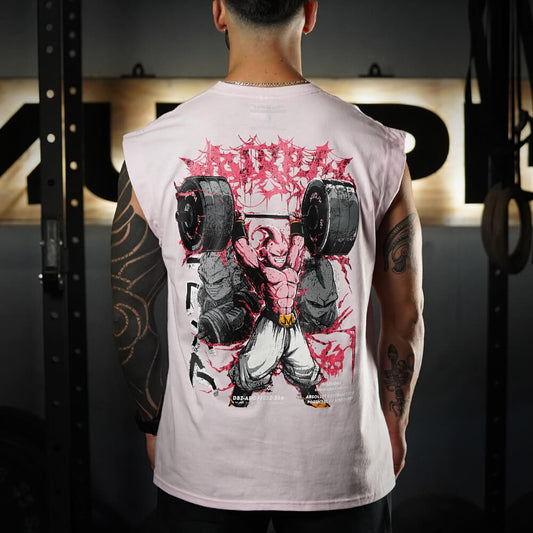 Polera Oversize Sleeveless MAJIN BOO - Rosado
