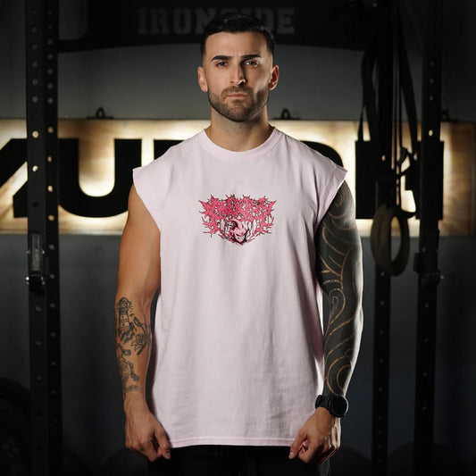 Polera Oversize Sleeveless MAJIN BOO - Rosado