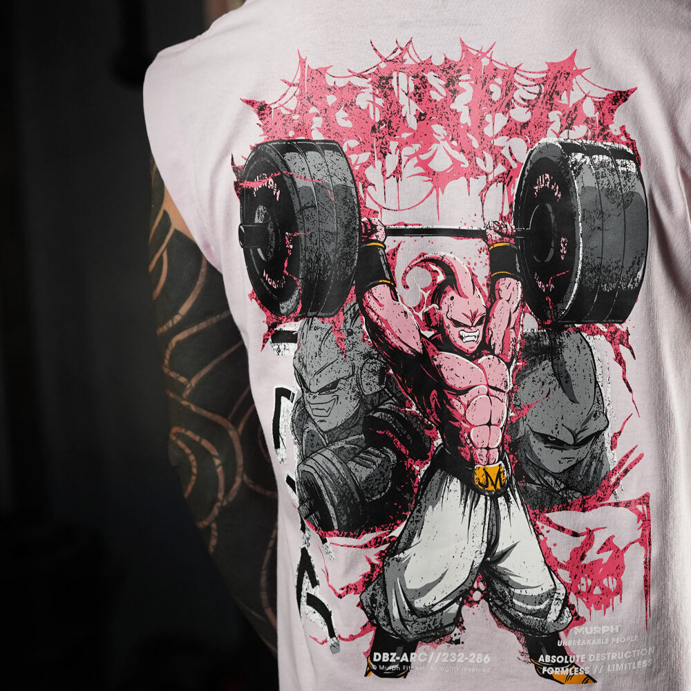 Polera Oversize Sleeveless MAJIN BOO - Rosado