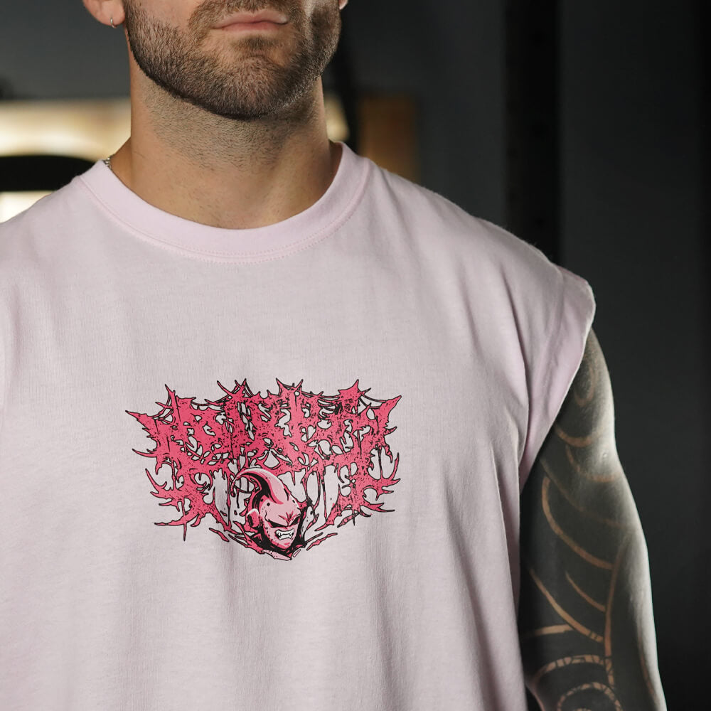 Polera Oversize Sleeveless MAJIN BOO - Rosado