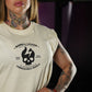Polera Oversize Sleeveless Barbell Texture - Sweet Cream