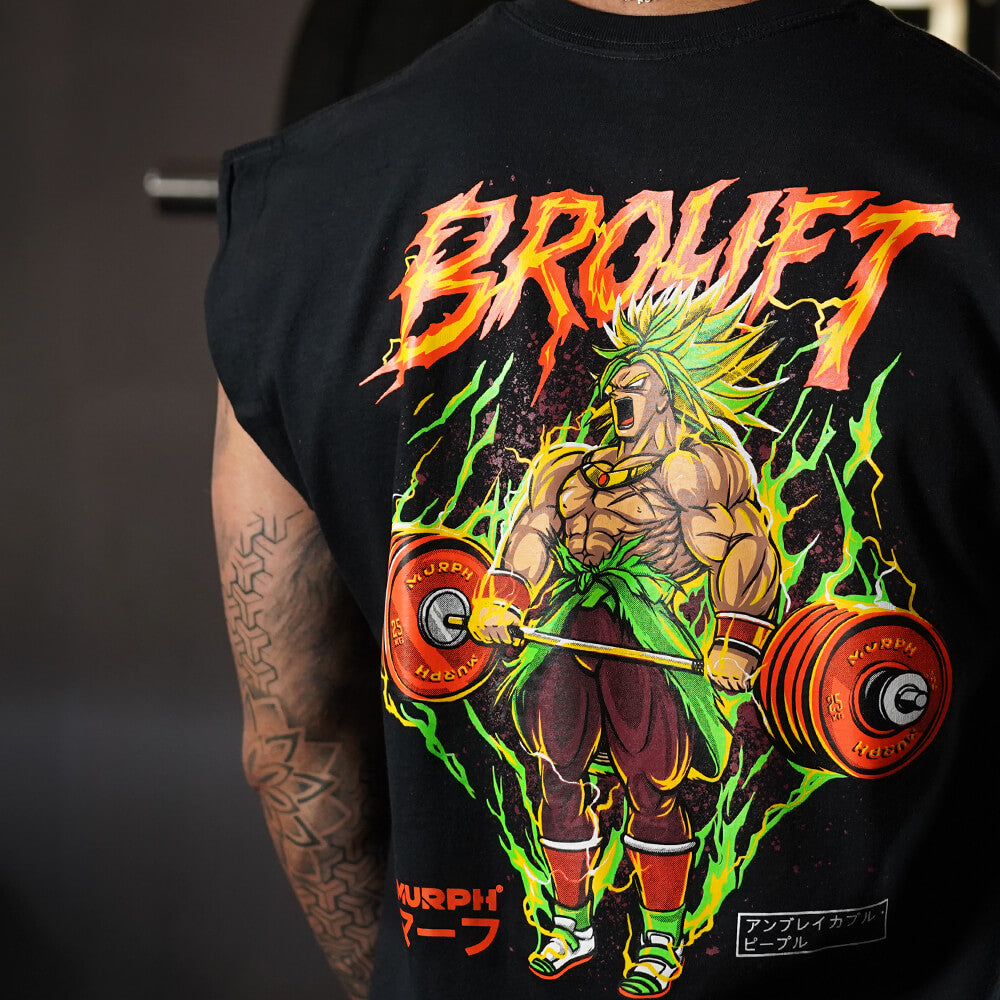 Polera Oversize Sleeveless Brolift - Negro