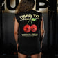 Polera Oversize Sleeveless HARD TO RESIST - Negro
